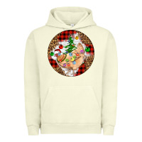 Pigment Pistachio Christmas chicken Urban Hoodie - Artiststas
