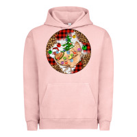 Pigment Salmon Christmas chicken Urban Hoodie - Artiststas