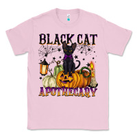 Bubblegum Pink black cat apothecary Classic Tee - BarkalooDesign