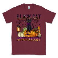 Burgundy black cat apothecary Classic Tee - BarkalooDesign