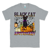 Heather Grey black cat apothecary Classic Tee - BarkalooDesign
