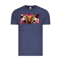 Vintage Denim Highland Cow Mom Vintage Tee - Bettercallsaul