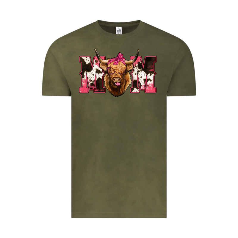 Highland Cow Mom Vintage Tee by Bettercallsaul | Teevron