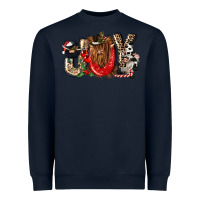 Navy joy Heavyweight Sweatshirt - CowGirlArtShop