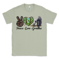 Matcha Peace Love Gorillas Classic Tee - LillyAllenDesigns