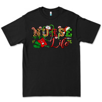 Black nurse life christmas Premium Tee - NancyCooperArtShop