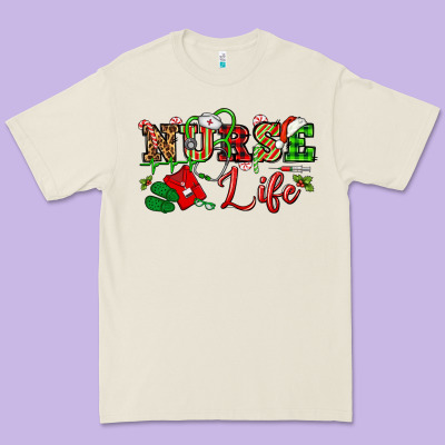 Nurse Life Christmas Premium Tee Designed By Nancycooperartshop
