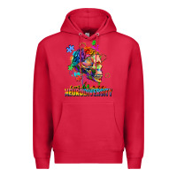 Cardinal Embrace neurodiversity Premium Hoodie - FaDigitalArtStudio