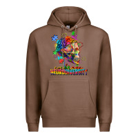 Chestnut Embrace neurodiversity Premium Hoodie - FaDigitalArtStudio