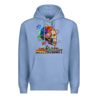 Colony Blue Embrace neurodiversity Premium Hoodie - FaDigitalArtStudio