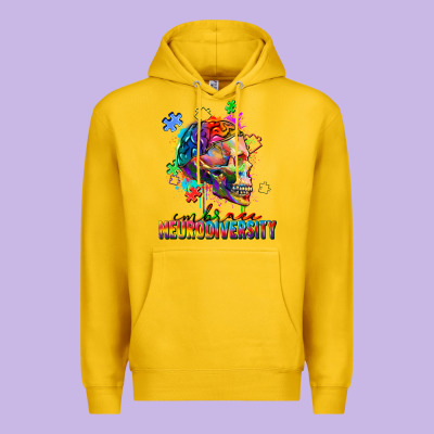 Embrace Neurodiversity Premium Hoodie Designed By Fadigitalartstudio
