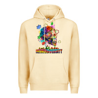Pina Colada Embrace neurodiversity Premium Hoodie - FaDigitalArtStudio