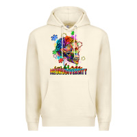 Sandshell Embrace neurodiversity Premium Hoodie - FaDigitalArtStudio