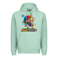 Seafoam Embrace neurodiversity Premium Hoodie - FaDigitalArtStudio