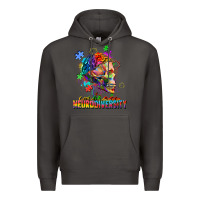 Smoke Embrace neurodiversity Premium Hoodie - FaDigitalArtStudio