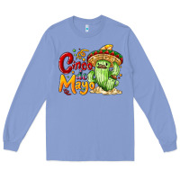 Colony Blue Cinco de mayo with cactus Long Sleeve Tee - NancyCooperArtShop