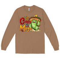 Toasted Coconut Cinco de mayo with cactus Long Sleeve Tee - NancyCooperArtShop