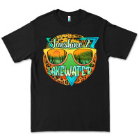Black sunshine & lakewater Premium Tee - JahusDesignShop