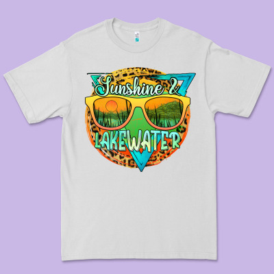 Sunshine & Lakewater Premium Tee Designed By Jahusdesignshop