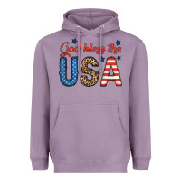 Lavender god bless the usa Heavyweight Hoodie - BundleAndBundleShop