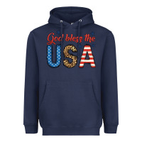 Navy god bless the usa Heavyweight Hoodie - BundleAndBundleShop