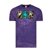 Cloud Purple Sunflower Turquoise Gemstone Cowhide Mom Vintage Tee - Bettercallsaul