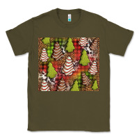 Army Green Christmas cakes western Classic Tee - Jasminsmagicworld