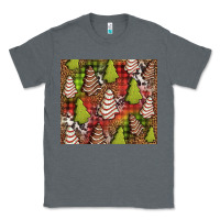 Charcoal Heather Christmas cakes western Classic Tee - Jasminsmagicworld