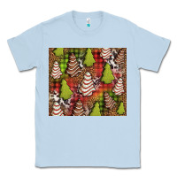 Dusty Blue Christmas cakes western Classic Tee - Jasminsmagicworld