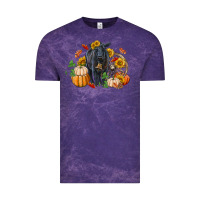 Cloud Purple Fall black angus Vintage Tee - RanaPortraitStore