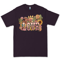 Plum love horse western floral Premium Tee - NancyCooperArtShop