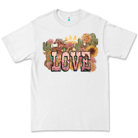White love horse western floral Premium Tee - NancyCooperArtShop