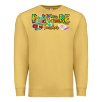 Antique Gold daycare teacher Premium Sweatshirt - CowhideDigitalArt