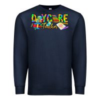 Navy daycare teacher Premium Sweatshirt - CowhideDigitalArt