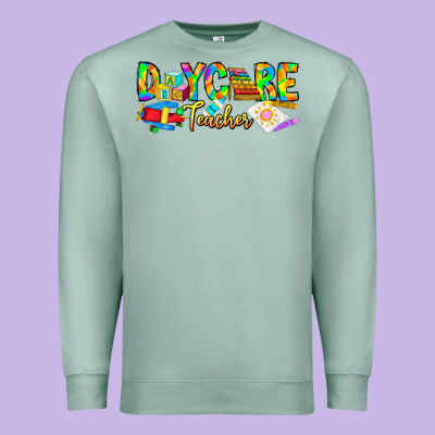 Daycare Teacher Premium Sweatshirt Designed By Cowhidedigitalart