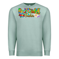Seafoam daycare teacher Premium Sweatshirt - CowhideDigitalArt
