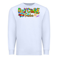 White daycare teacher Premium Sweatshirt - CowhideDigitalArt