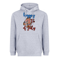 Heather Grey happy 4th of july Heavyweight Hoodie - BundleAndBundleShop