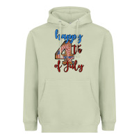 Matcha happy 4th of july Heavyweight Hoodie - BundleAndBundleShop