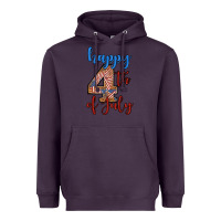Plum happy 4th of july Heavyweight Hoodie - BundleAndBundleShop