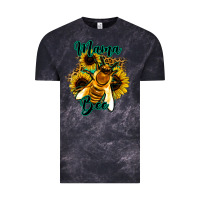Cloud Black Leopard Sunflower Western Mama Bee Vintage Tee - Bettercallsaul