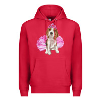 Cardinal balerina beagle with tutu Premium Hoodie - RanaPortraitStore