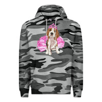 Balerina Beagle With Tutu Premium Hoodie | Teevron