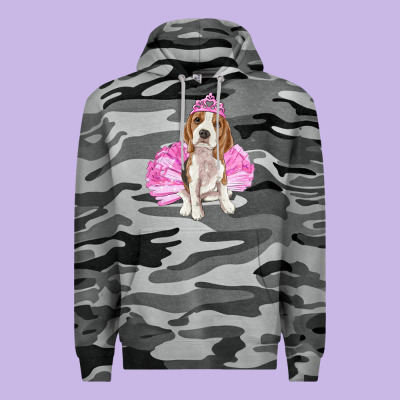 Balerina Beagle With Tutu Premium Hoodie Designed By Ranaportraitstore