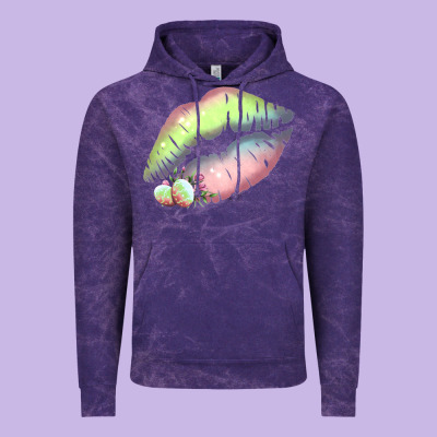 Pastel Color Easter Lips Vintage Hoodie Designed By Bettercallsaul