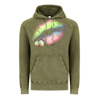 Vintage Olive Pastel Color Easter Lips Vintage Hoodie - Bettercallsaul