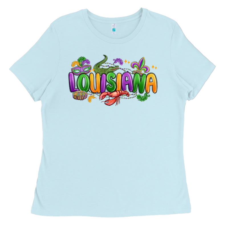Mardi Gras Louisiana Ladies Tee by MaliasSmallBusiness | Teevron