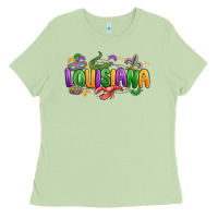 Matcha mardi gras louisiana Ladies Tee - MaliasSmallBusiness