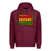 Burgundy culture Premium Hoodie - FaDigitalArtStudio