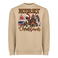 Merry Christmas Trees Heavyweight Sweatshirt | Teevron